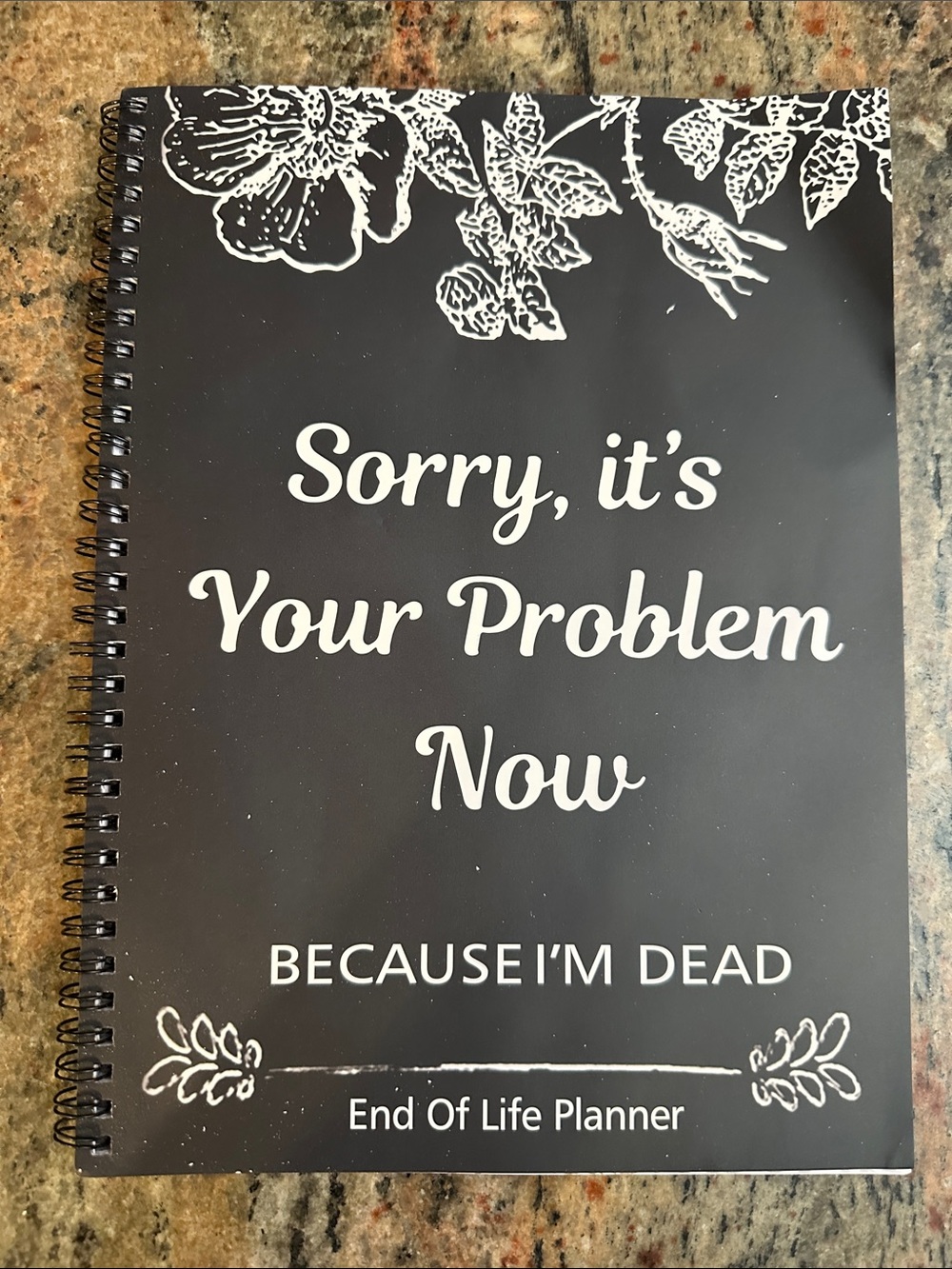 End of Life Planner Notebook - Black - Unbranded. Way more information…